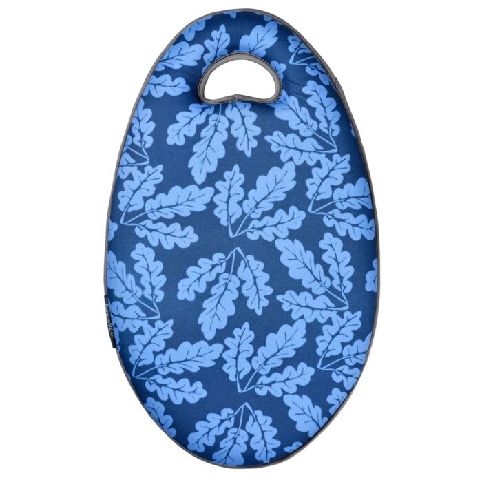 Burgon & Ball Oak Leaf Navy Kneelo® Garden Kneeler